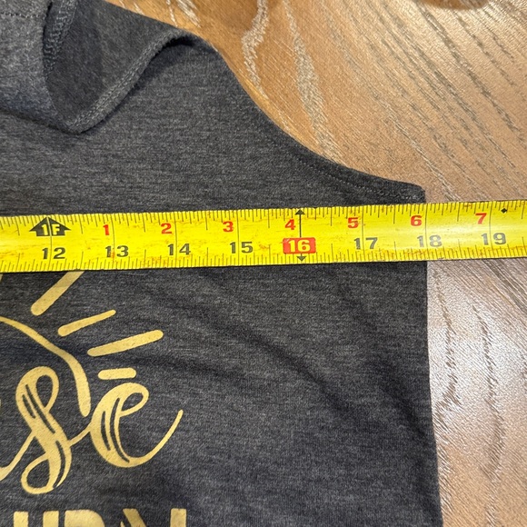 Amazon Black Tank Top with Sunrise Graphic - Picture 6 of 7